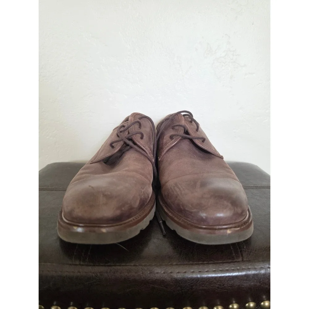 Pikolinos Brown Leather Preppy Old Money Minimalist Derby Oxford Shoes sz 10